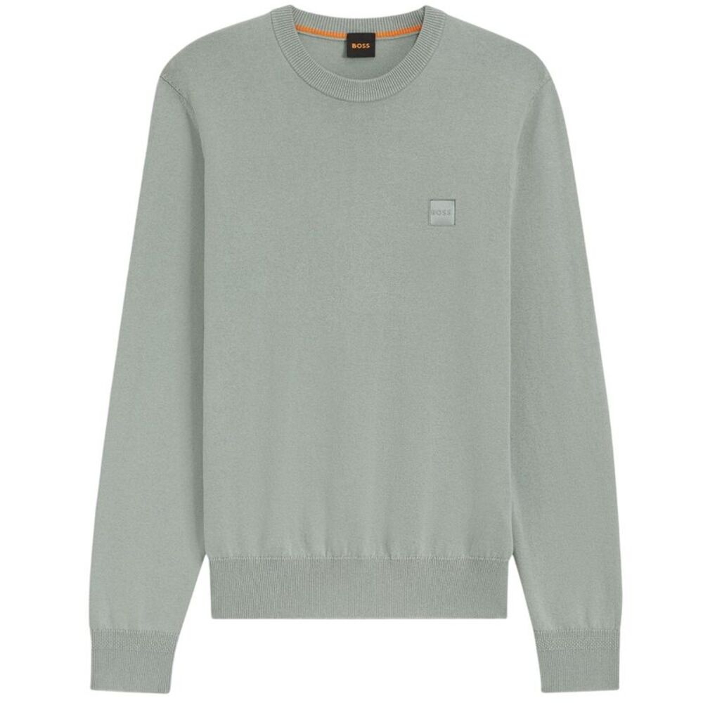 Boss Mens Kanovano Crew Neck Sweater / Green